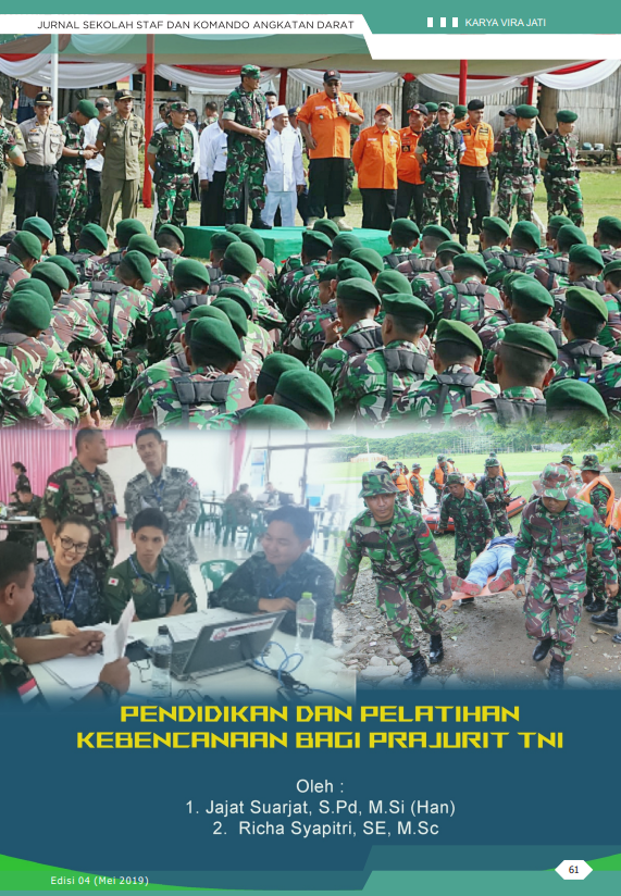 Pendidikan dan Pelatihan Kebencanaan Bagi Prajurit TNI